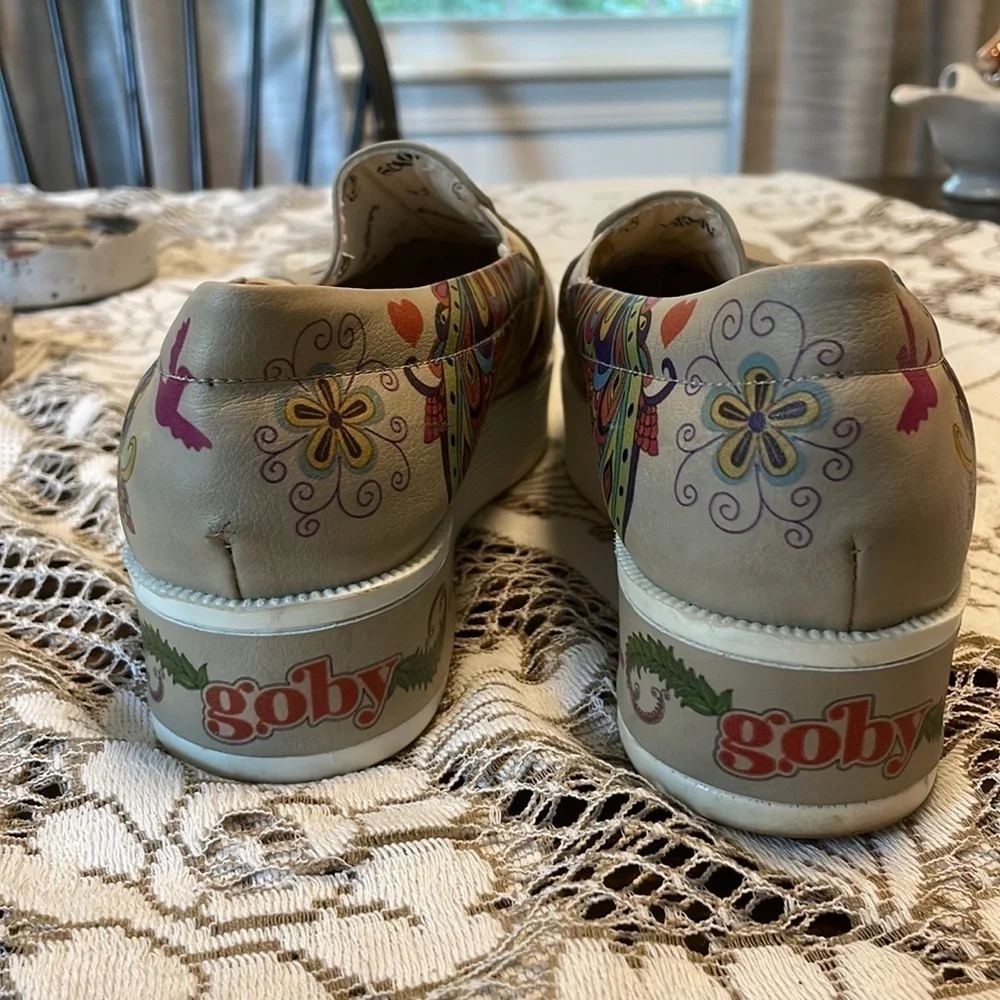 💐HOST Pick💐 Goby Taupe Butterfly Platform Shoes Size 40 - Picture 4 of 6